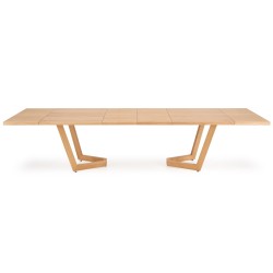 'MASSIVE 3 Extendable Table 160-250x90x77 cm Natural Oak/Natural Oak' 'MASSIVE 3 Extendable Table 160-250x90x77 cm Natural Oak/Natural Oak'