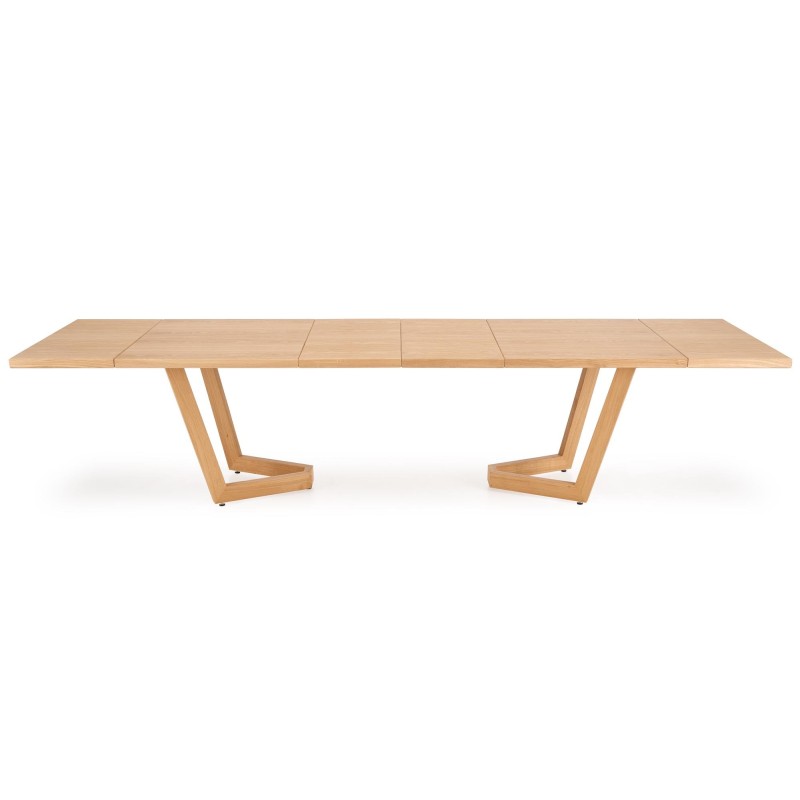 'MASSIVE 3 Extendable Table 160-250x90x77 cm Natural Oak/Natural Oak' 'MASSIVE 3 Extendable Table 160-250x90x77 cm Natural Oak/Natural Oak'