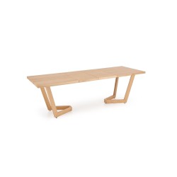 'MASSIVE 3 Extendable Table 160-250x90x77 cm Natural Oak/Natural Oak' 'MASSIVE 3 Extendable Table 160-250x90x77 cm Natural Oak/Natural Oak'