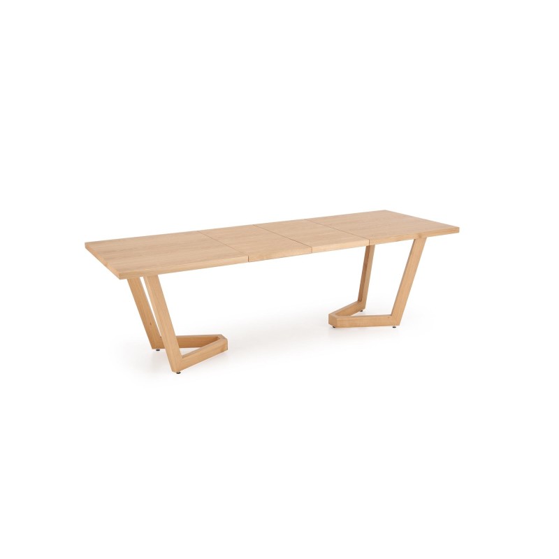 'MASSIVE 3 Extendable Table 160-250x90x77 cm Natural Oak/Natural Oak' 'MASSIVE 3 Extendable Table 160-250x90x77 cm Natural Oak/Natural Oak'