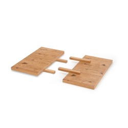 'MASSIVE Extensions 45x90cm - Light Oak/Black Set'