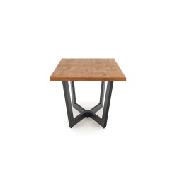 'MASSIVE Extendable Table 160-250x90x77 cm Light Oak/Black' 'MASSIVE Extendable Table 160-250x90x77 cm Light Oak/Black'