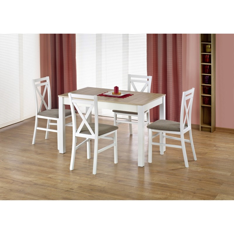'MAURYCY Sonoma Oak / White Table' 'MAURYCY Sonoma Oak / White Table'