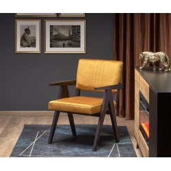 'MEMORY Ebony Chair / Upholstery: MONOLITH 48'