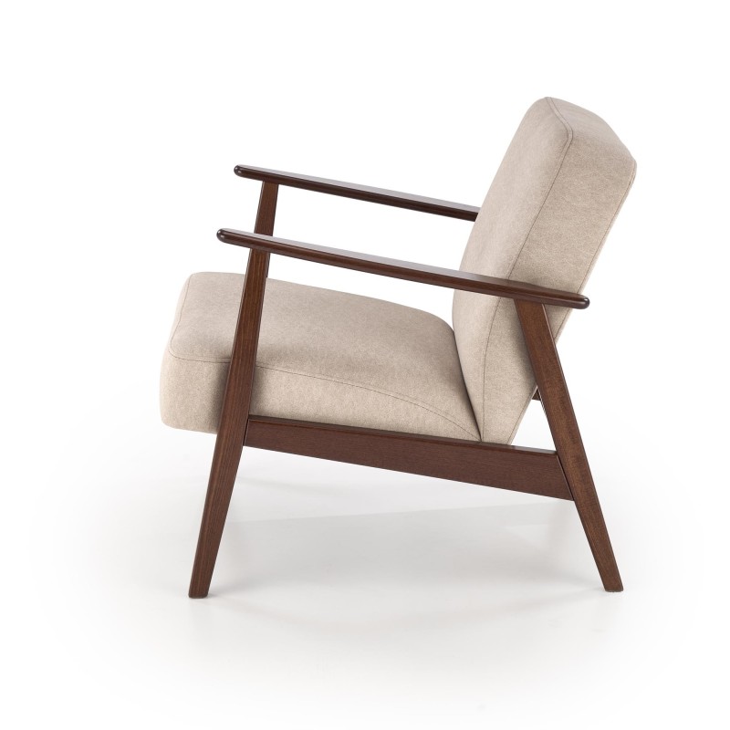 "MILANO 1S Armchair - Beige Castel 15 Upholstery" "MILANO 1S Armchair - Beige Castel 15 Upholstery"