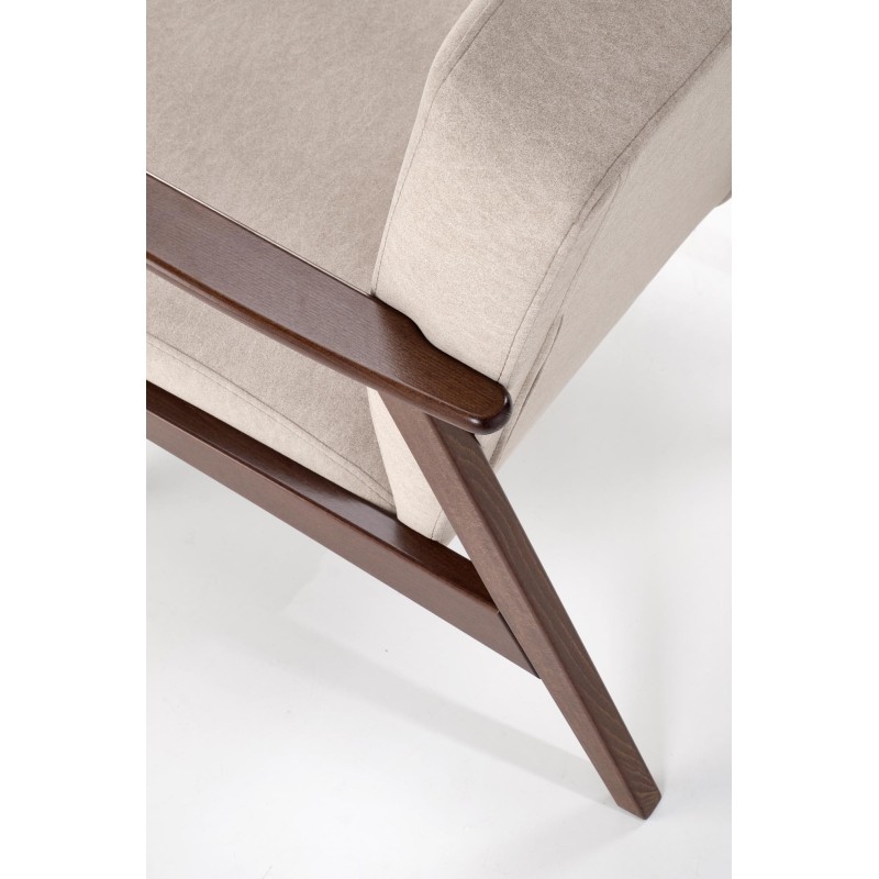"MILANO 1S Armchair - Beige Castel 15 Upholstery" "MILANO 1S Armchair - Beige Castel 15 Upholstery"