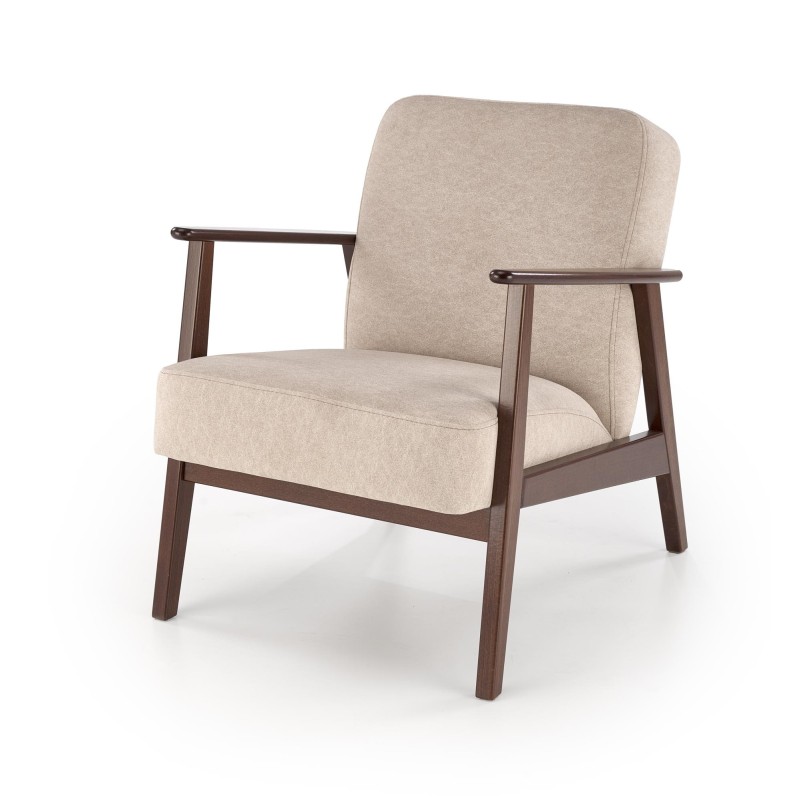"MILANO 1S Armchair - Beige Castel 15 Upholstery" "MILANO 1S Armchair - Beige Castel 15 Upholstery"