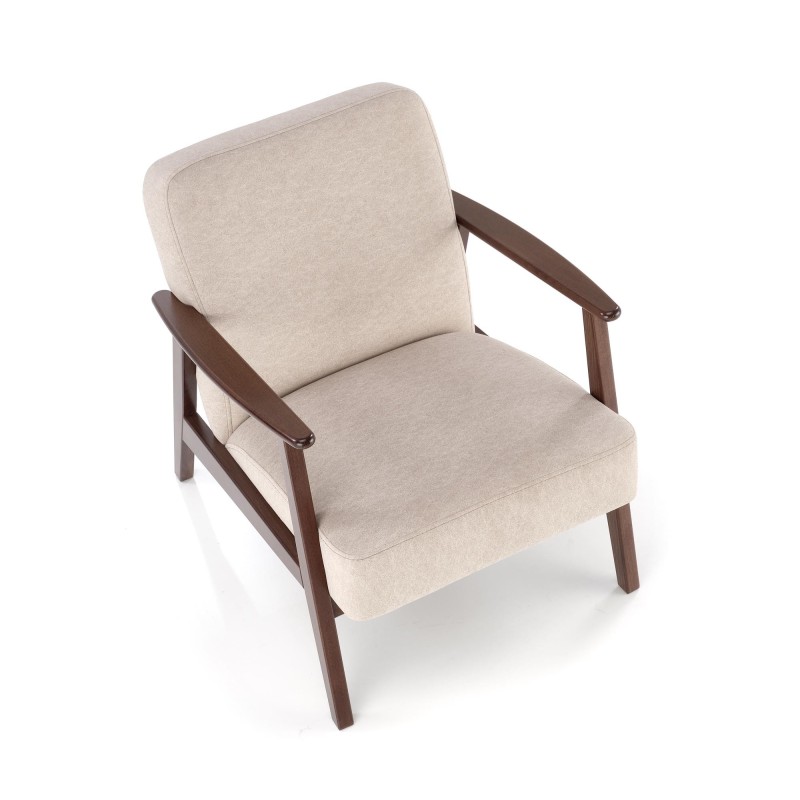 "MILANO 1S Armchair - Beige Castel 15 Upholstery" "MILANO 1S Armchair - Beige Castel 15 Upholstery"