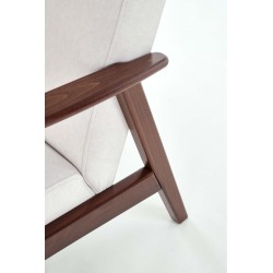 'MILANO 1S Armchair - Light Beige Castel 04 Upholstery' 'MILANO 1S Armchair - Light Beige Castel 04 Upholstery'