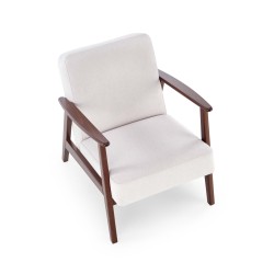 'MILANO 1S Armchair - Light Beige Castel 04 Upholstery' 'MILANO 1S Armchair - Light Beige Castel 04 Upholstery'