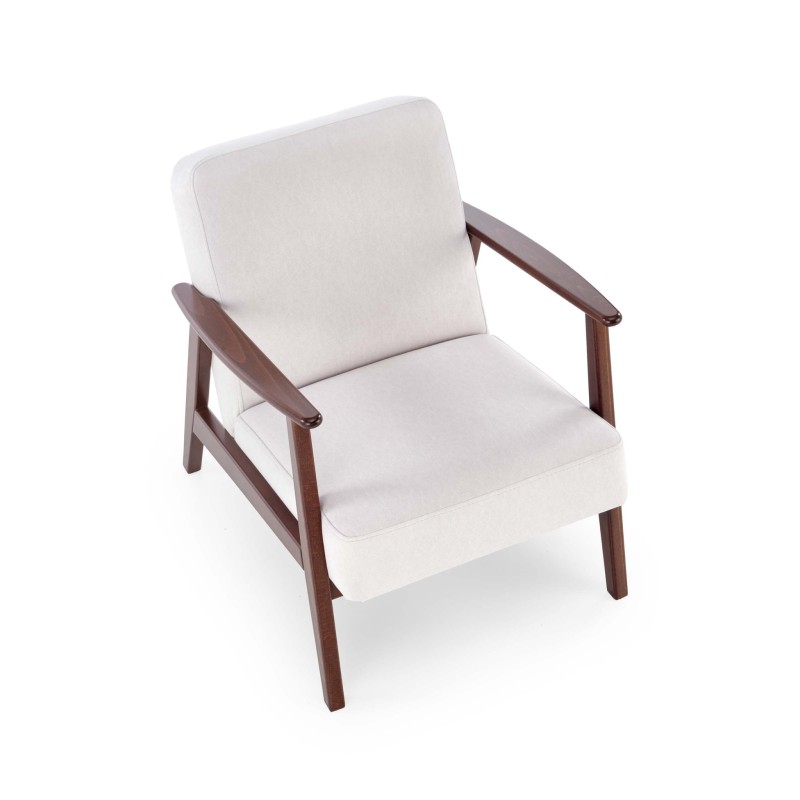 'MILANO 1S Armchair - Light Beige Castel 04 Upholstery' 'MILANO 1S Armchair - Light Beige Castel 04 Upholstery'