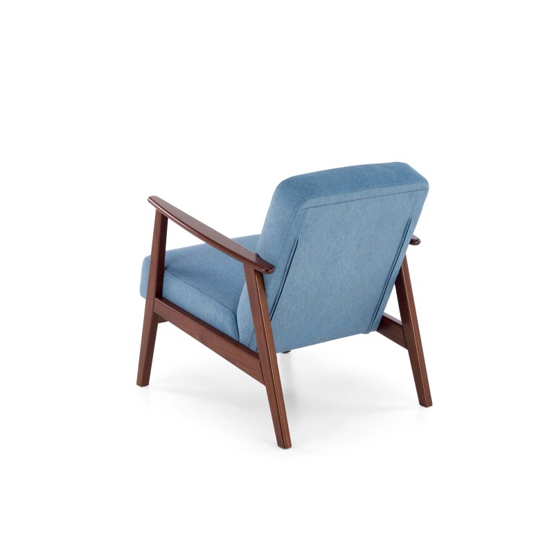 'MILANO 1S Armchair - Blue Castel 74 Upholstery' 'MILANO 1S Armchair - Blue Castel 74 Upholstery'