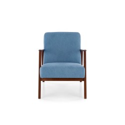 'MILANO 1S Armchair - Blue Castel 74 Upholstery' 'MILANO 1S Armchair - Blue Castel 74 Upholstery'