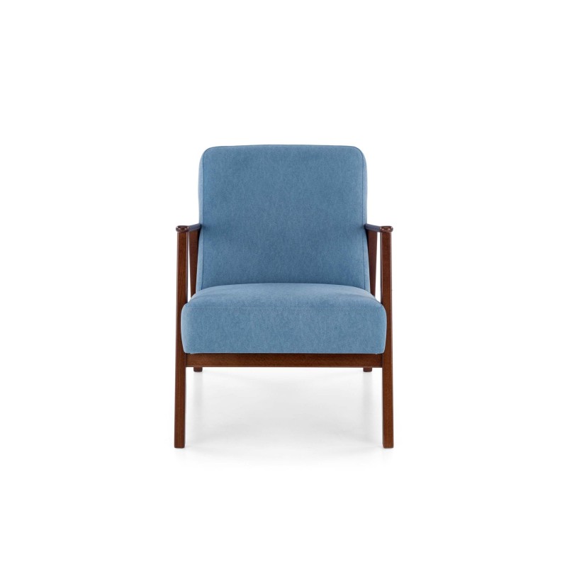 'MILANO 1S Armchair - Blue Castel 74 Upholstery' 'MILANO 1S Armchair - Blue Castel 74 Upholstery'