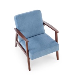 'MILANO 1S Armchair - Blue Castel 74 Upholstery' 'MILANO 1S Armchair - Blue Castel 74 Upholstery'