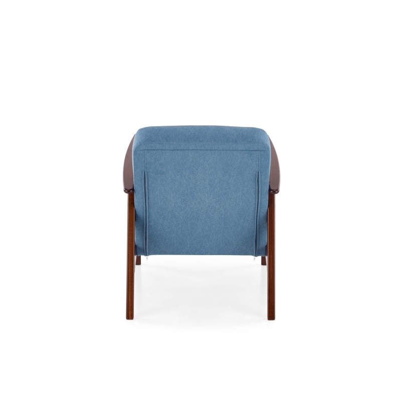 'MILANO 1S Armchair - Blue Castel 74 Upholstery' 'MILANO 1S Armchair - Blue Castel 74 Upholstery'