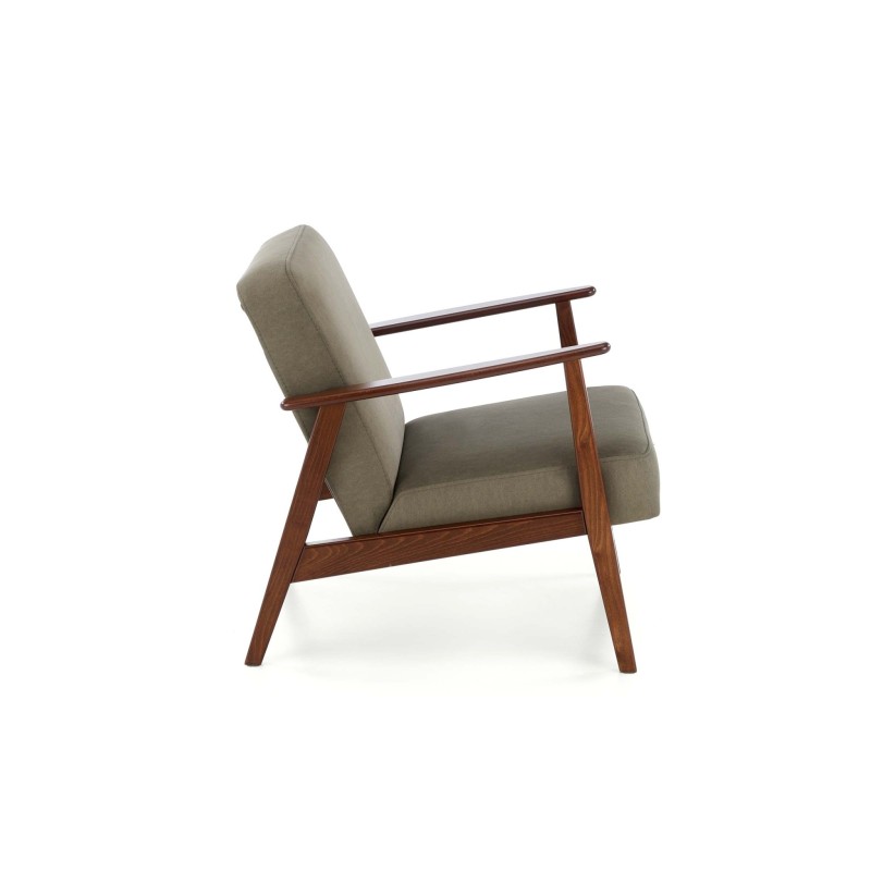'MILANO 1S Armchair - Olive Upholstery Castel 39' 'MILANO 1S Armchair - Olive Upholstery Castel 39'