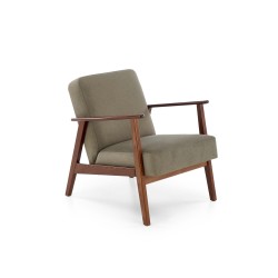 'MILANO 1S Armchair - Olive Upholstery Castel 39' 'MILANO 1S Armchair - Olive Upholstery Castel 39'