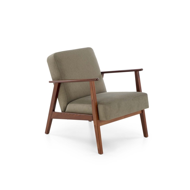 'MILANO 1S Armchair - Olive Upholstery Castel 39' 'MILANO 1S Armchair - Olive Upholstery Castel 39'