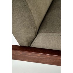 'MILANO 1S Armchair - Olive Upholstery Castel 39' 'MILANO 1S Armchair - Olive Upholstery Castel 39'