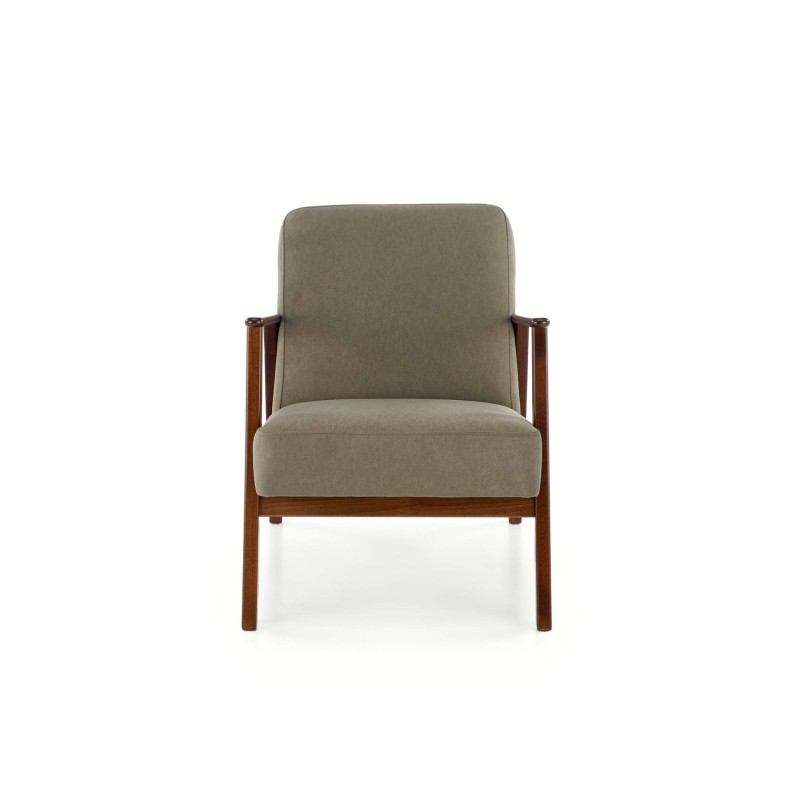 'MILANO 1S Armchair - Olive Upholstery Castel 39' 'MILANO 1S Armchair - Olive Upholstery Castel 39'