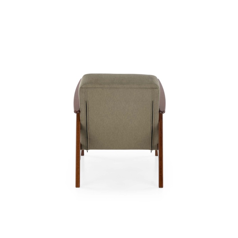 'MILANO 1S Armchair - Olive Upholstery Castel 39' 'MILANO 1S Armchair - Olive Upholstery Castel 39'