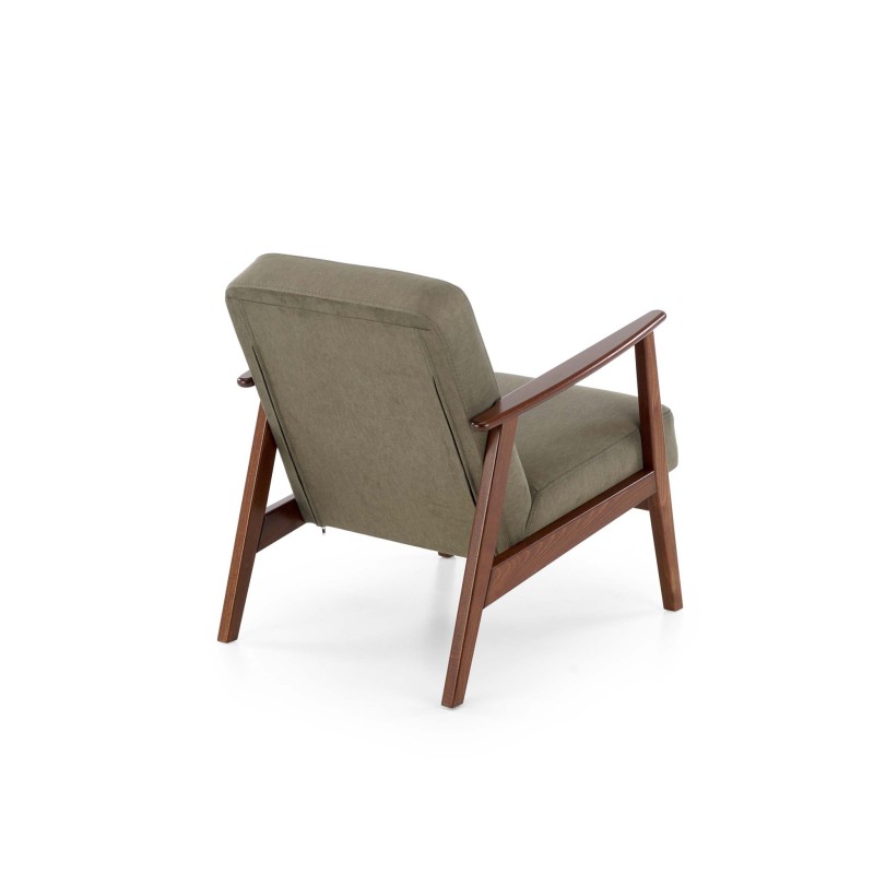 'MILANO 1S Armchair - Olive Upholstery Castel 39' 'MILANO 1S Armchair - Olive Upholstery Castel 39'