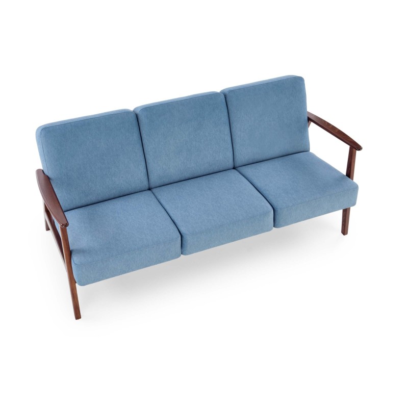 MILANO 3S sofa - niebieski tap. Castel 74 (1p 1szt) MILANO 3S sofa - niebieski tap. Castel 74 (1p 1szt)