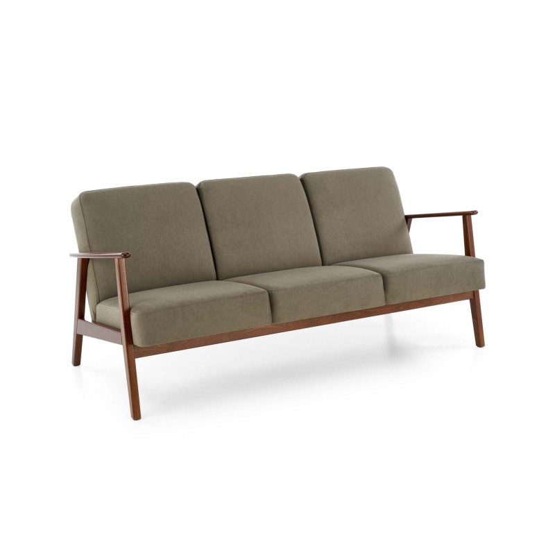 MILANO 3S sofa - oliwkowy tap. Castel 39 (1p 1szt)