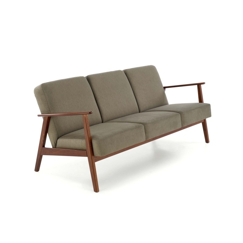 'MILANO 3S Sofa - Olive Upholstery Castel 39' 'MILANO 3S Sofa - Olive Upholstery Castel 39'