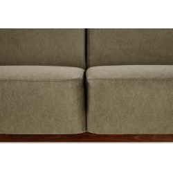 'MILANO 3S Sofa - Olive Upholstery Castel 39' 'MILANO 3S Sofa - Olive Upholstery Castel 39'
