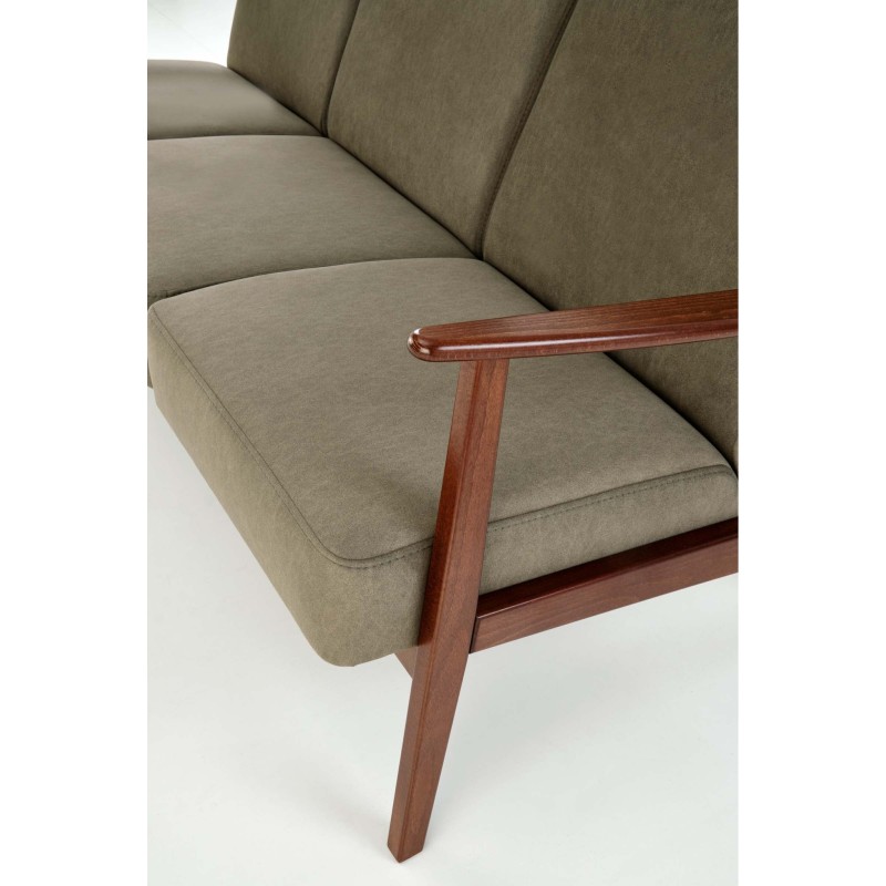 'MILANO 3S Sofa - Olive Upholstery Castel 39' 'MILANO 3S Sofa - Olive Upholstery Castel 39'