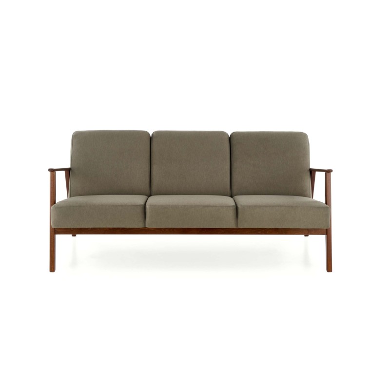 'MILANO 3S Sofa - Olive Upholstery Castel 39' 'MILANO 3S Sofa - Olive Upholstery Castel 39'