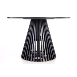 'MIYAKI Table Top - Natural Oak, Leg - Black' 'MIYAKI Table Top - Natural Oak, Leg - Black'