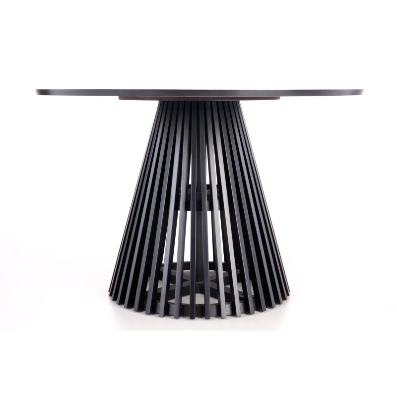 'MIYAKI Table Top - Natural Oak, Leg - Black' 'MIYAKI Table Top - Natural Oak, Leg - Black'