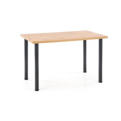 MODEX 2 120 stół kolor blat - dąb wotan, nogi - czarny (2p 1szt)