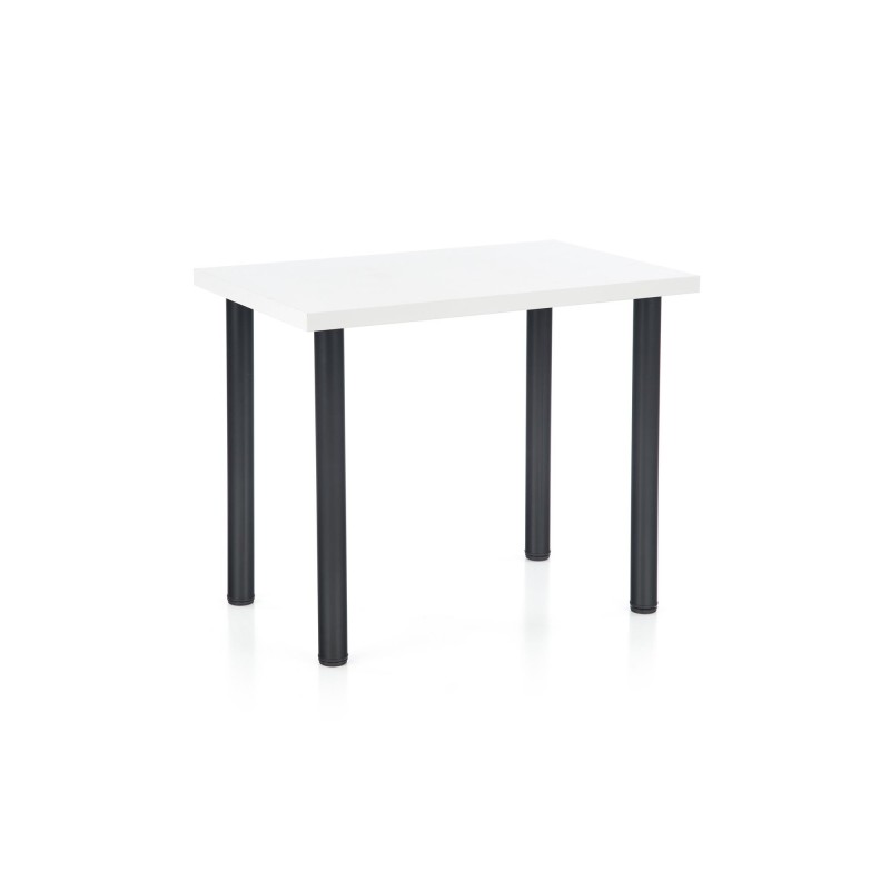 'MODEX 2 90 Table Color Top - White, Legs - Black'