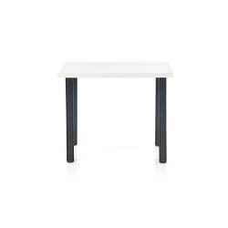 'MODEX 2 90 Table Color Top - White, Legs - Black' 'MODEX 2 90 Table Color Top - White, Legs - Black'
