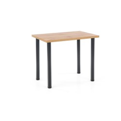 'MODEX 2 90 Table, Top Color - Wotan Oak, Legs - Black'