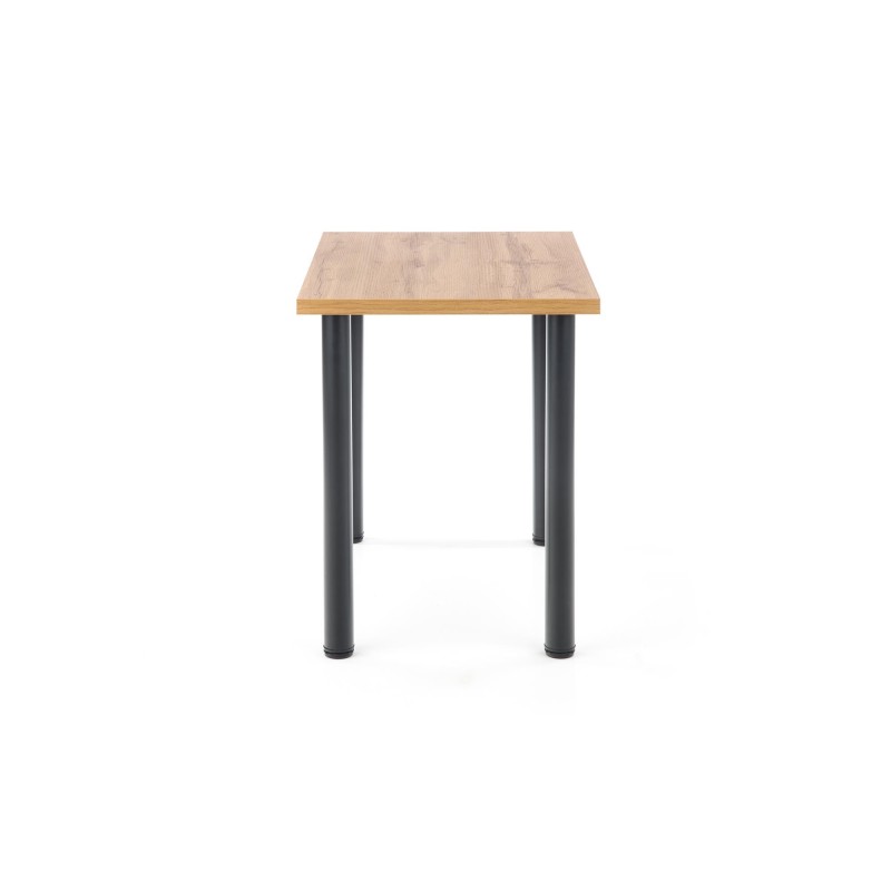 'MODEX 2 90 Table, Top Color - Wotan Oak, Legs - Black' 'MODEX 2 90 Table, Top Color - Wotan Oak, Legs - Black'