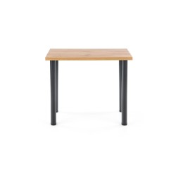'MODEX 2 90 Table, Top Color - Wotan Oak, Legs - Black' 'MODEX 2 90 Table, Top Color - Wotan Oak, Legs - Black'