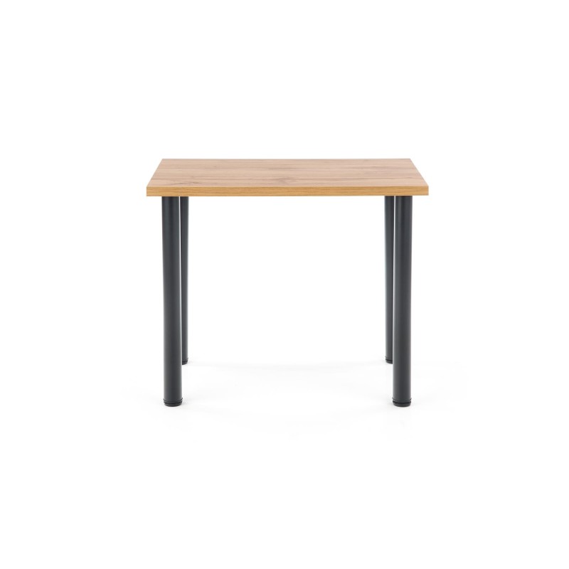 'MODEX 2 90 Table, Top Color - Wotan Oak, Legs - Black' 'MODEX 2 90 Table, Top Color - Wotan Oak, Legs - Black'