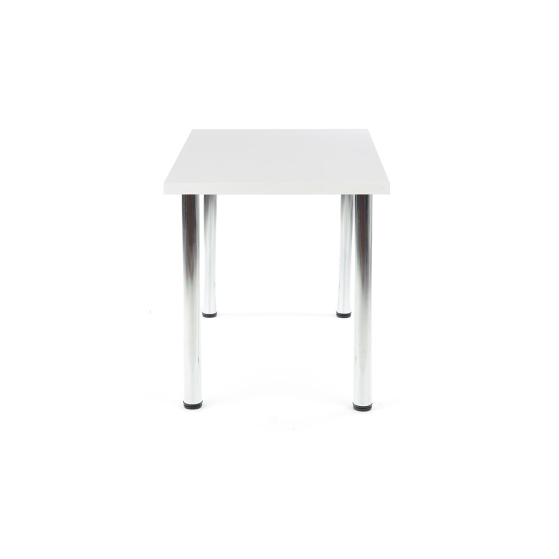 'MODEX 120 Table, Top Color - White, Legs - Chrome' 'MODEX 120 Table, Top Color - White, Legs - Chrome'