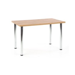 'MODEX 120 Table, Top Color - Wotan Oak, Legs - Chrome'