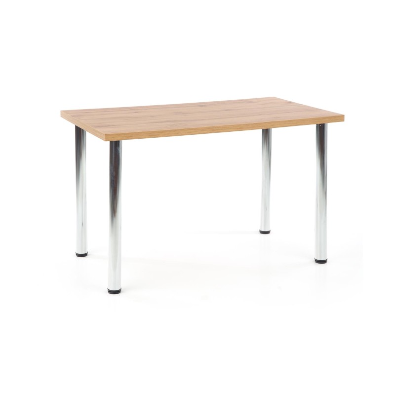 'MODEX 120 Table, Top Color - Wotan Oak, Legs - Chrome'