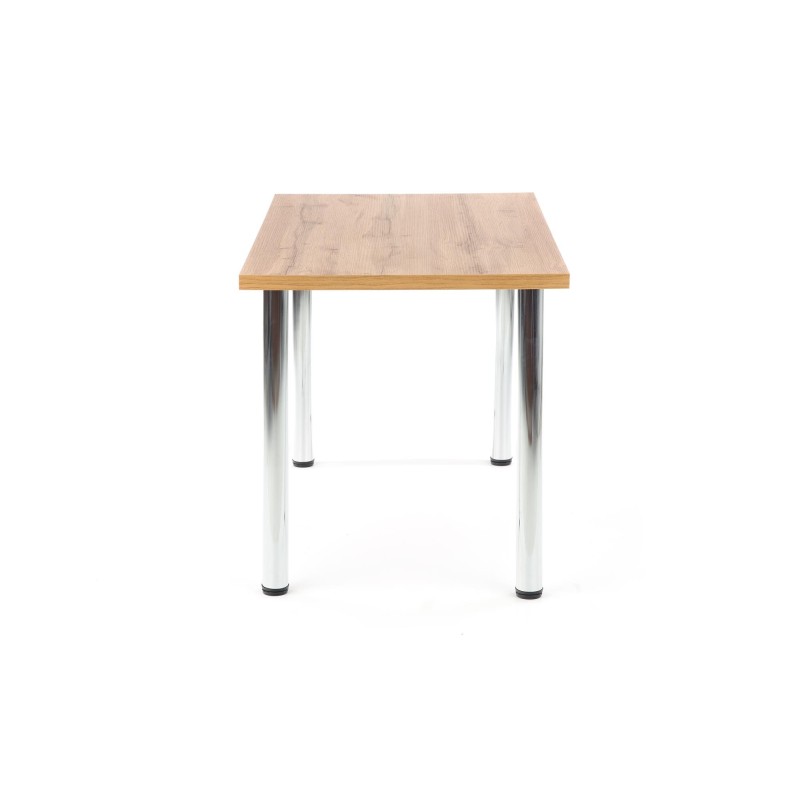 'MODEX 120 Table, Top Color - Wotan Oak, Legs - Chrome' 'MODEX 120 Table, Top Color - Wotan Oak, Legs - Chrome'