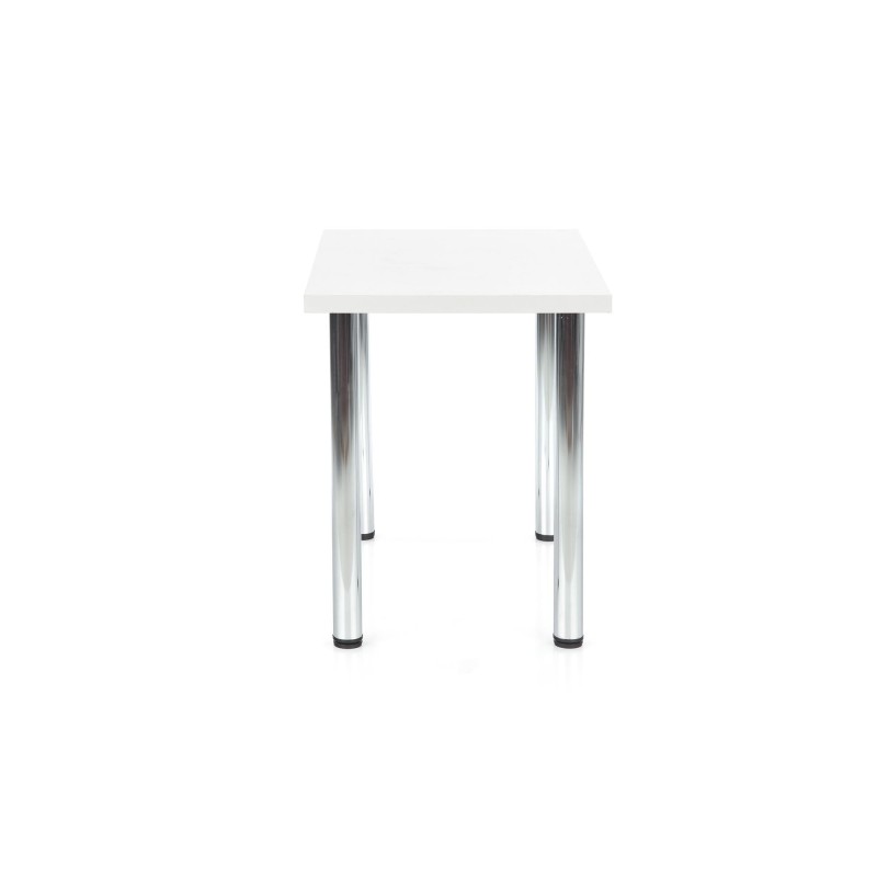 'MODEX 90 table color top - white, legs - chrome' 'MODEX 90 table color top - white, legs - chrome'