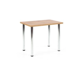 'MODEX 90 Table, Top Color - Wotan Oak, Legs - Chrome'