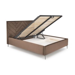 'MODULO Bed Frame 160 - Beige Monolith 09 Upholstery' 'MODULO Bed Frame 160 - Beige Monolith 09 Upholstery'