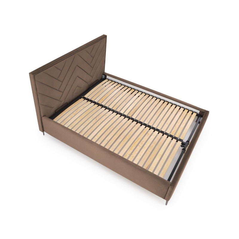 'MODULO Bed Frame 160 - Beige Monolith 09 Upholstery' 'MODULO Bed Frame 160 - Beige Monolith 09 Upholstery'